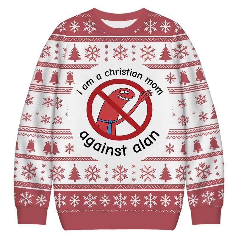 Funny Smiling Christmas Ugly Sweater Funny Christmas Clothes Gifts For Girlfriend