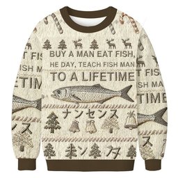 Funny To A Lifetime Christmas Ugly Sweater Funny Christmas Clothes Gifts For Sister