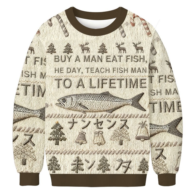 Funny To A Lifetime Christmas Ugly Sweater Funny Christmas Clothes Gifts For Sister