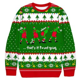 Funny Grinch Christmas Ugly Sweater Funny Christmas Clothing Gifts For Sister