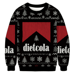 Funny Diet Cigarette Christmas Ugly Sweater Funny Christmas Merch Christmas Gifts