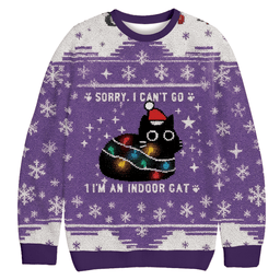 Funny Everything Is Fine Christmas Ugly Sweater Funny Christmas Merch Gifts For Wife