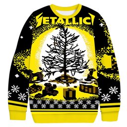 Greetings Burnt Tree Christmas Ugly Sweater Funny Xmas Apparel Holiday Lover Gift