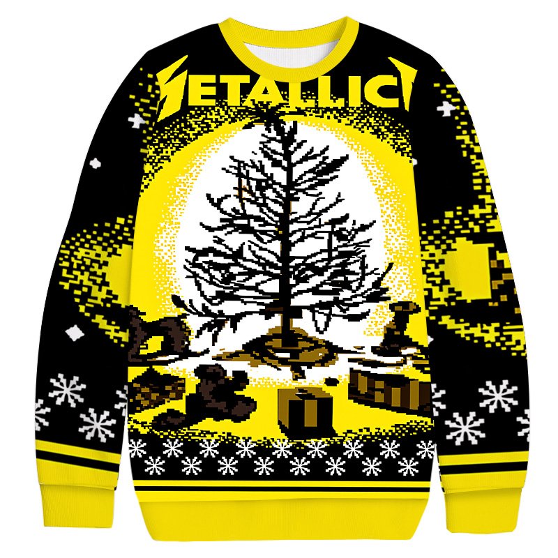 Greetings Burnt Tree Christmas Ugly Sweater Funny Xmas Apparel Holiday Lover Gift
