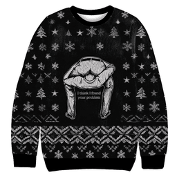 I Found Your Problem Christmas Ugly Sweater Funny Christmas Outfits Gift For Mom