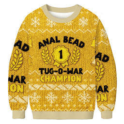 Bead Tug O War Champion Funny Christmas Ugly Sweater Funny Christmas Gear Her Gifts