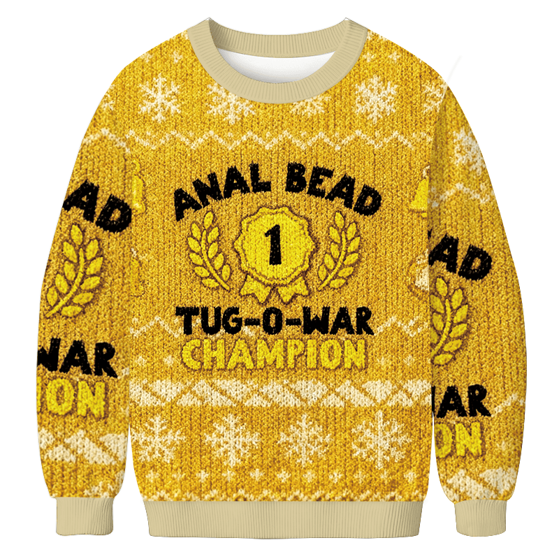 Bead Tug O War Champion Funny Christmas Ugly Sweater Funny Christmas Gear Her Gifts
