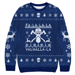 FA-LA-LA-LA VALHALLA-LA Christmas Ugly Sweater Unique Christmas Clothing Gifts