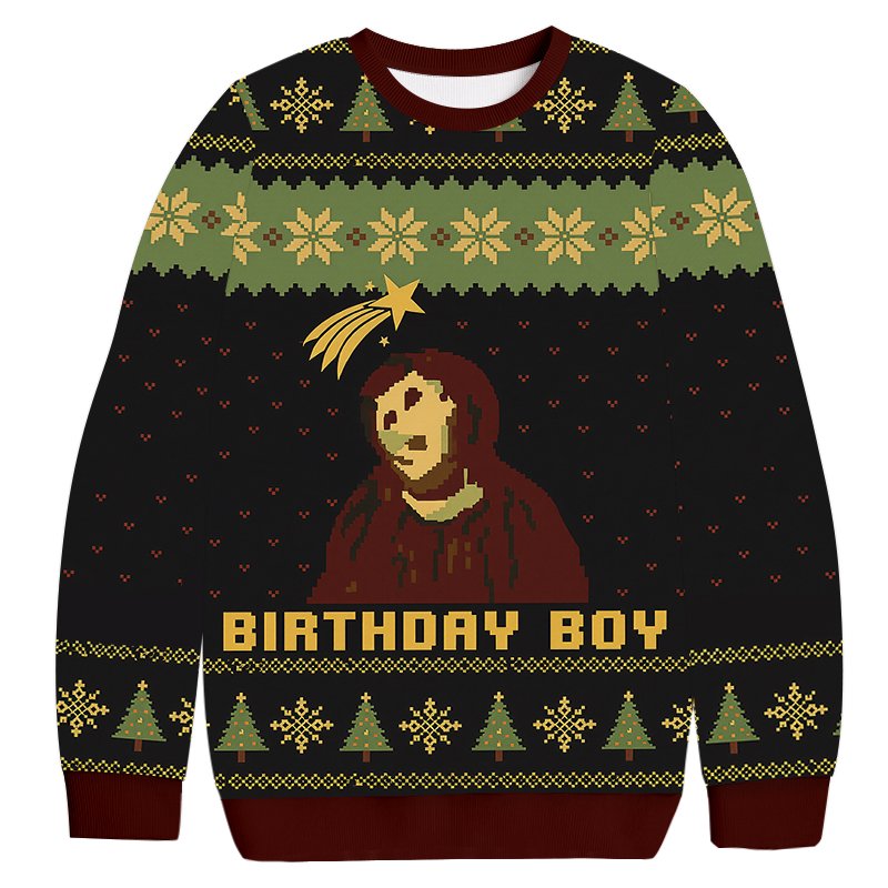 Birthday Boy Christmas Ugly Sweater Funny Christmas Clothes Gifts For Birthday Boy
