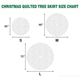 Jolly Watchers Christmas Quilted Tree Skirt NCU0NTV651