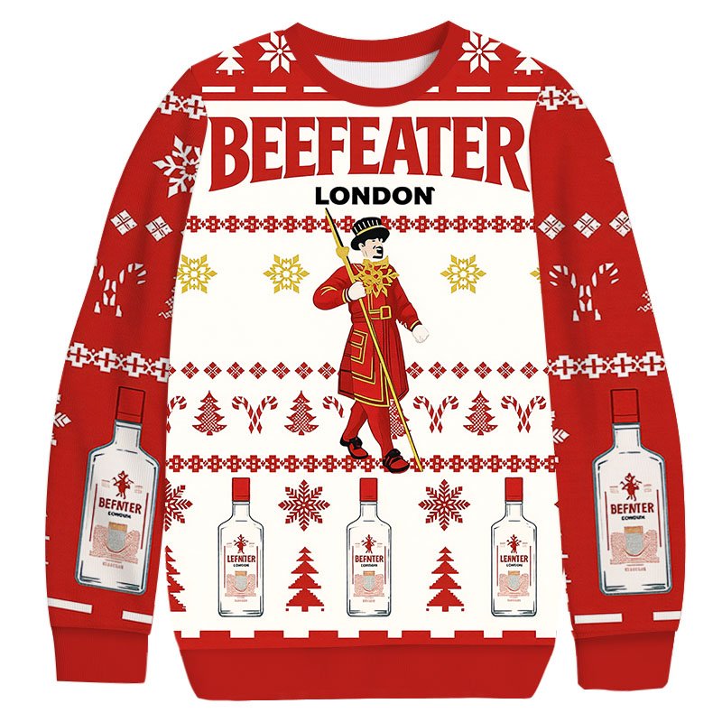 Beefeater Christmas Ugly Sweater Funny Xmas Apparel Gifts For Birthday Girl