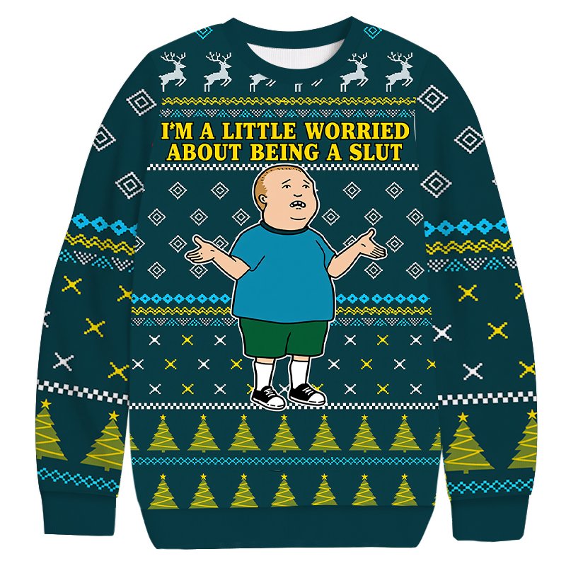 Bobby Hill Christmas Ugly Sweater Unique Xmas Outfits Gift For Brother