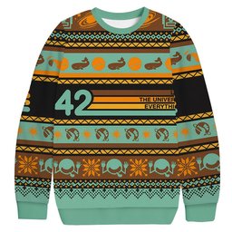 42 Is Everything Christmas Ugly Sweater Christmas Clothes Gifts For Daughter