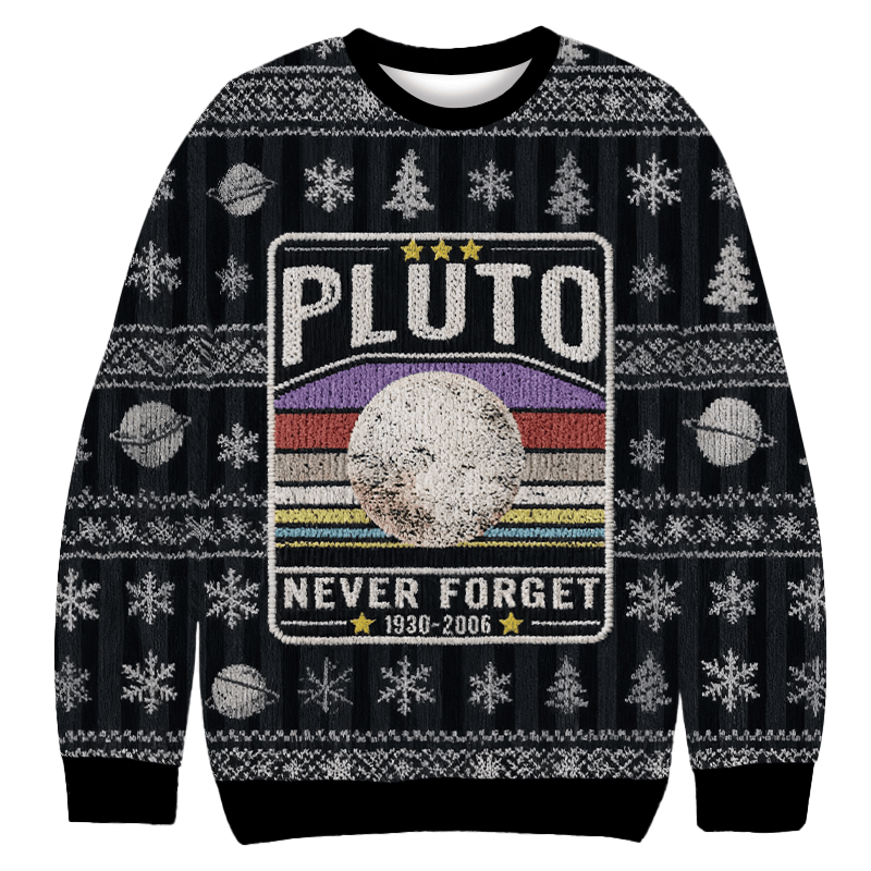 Always A Planet in Our Hearts Christmas Ugly Sweater Funny Xmas Clothes Gifts
