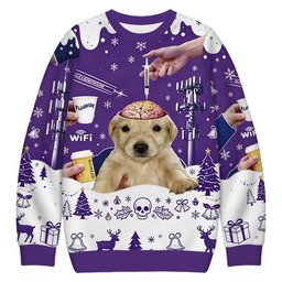 Brainwashed Jotchua Meme Christmas Ugly Sweater Funny Xmas Apparel Coworkers Gifts