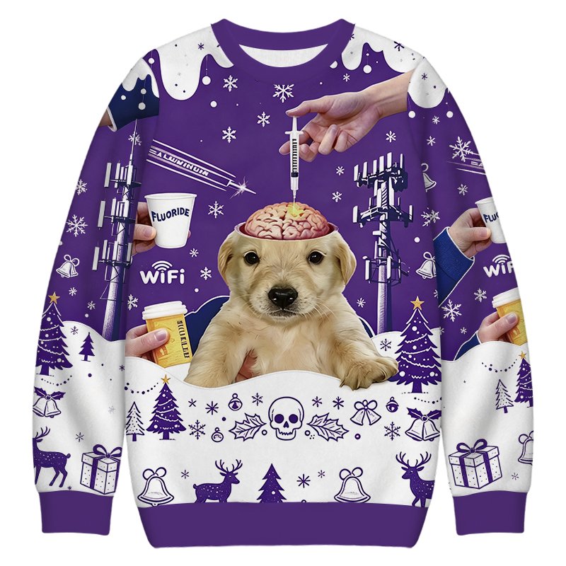 Brainwashed Jotchua Meme Christmas Ugly Sweater Funny Xmas Apparel Coworkers Gifts