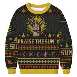 Dark Souls Praise The Sun Christmas Ugly Sweater Christmas Apparel Gifts For Sister