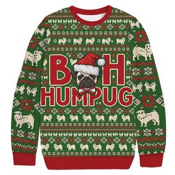 Bah Humpug Christmas Ugly Sweater Funny Xmas Outfits Gifts For Fashion Lovers