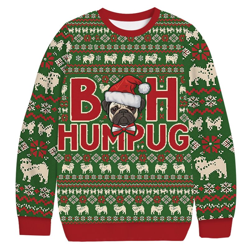 Bah Humpug Christmas Ugly Sweater Funny Xmas Outfits Gifts For Fashion Lovers