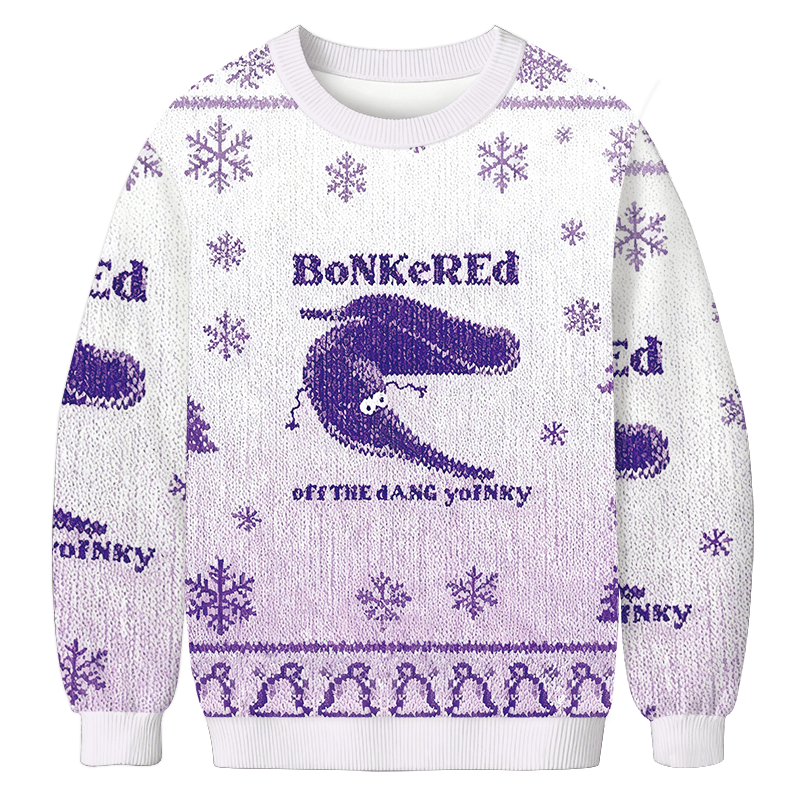Bonkered Of The Dang Yoinky Christmas Ugly Sweater Unique Xmas Apparel Gifts
