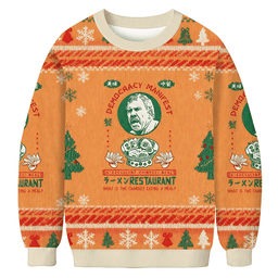 Delicious Chinese Food Christmas Ugly Sweater Funny Xmas Apparel Gifts For Husband