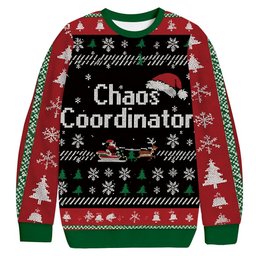 Chaos Coordinator Christmas Ugly Sweater Christmas Clothes Gifts For Fashion Lovers