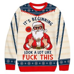 A Lot Like Fck This Christmas Ugly Sweater Funny Christmas Apparel Gifts For Sister