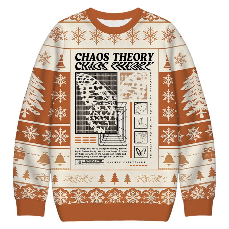 Chaos Theory Christmas Ugly Sweater Funny Xmas Clothes Christmas Gifts For Daughter