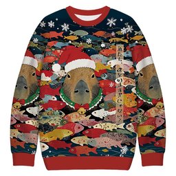 Am I Too Lovable Capybara Christmas Ugly Sweater Funny Xmas Clothes Capybara Lover Gift
