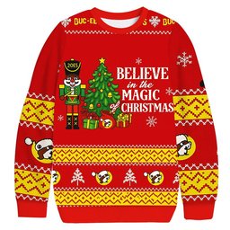 Believe In The Magic Christmas Ugly Sweater Funny Xmas Apparel Gifts For Friends
