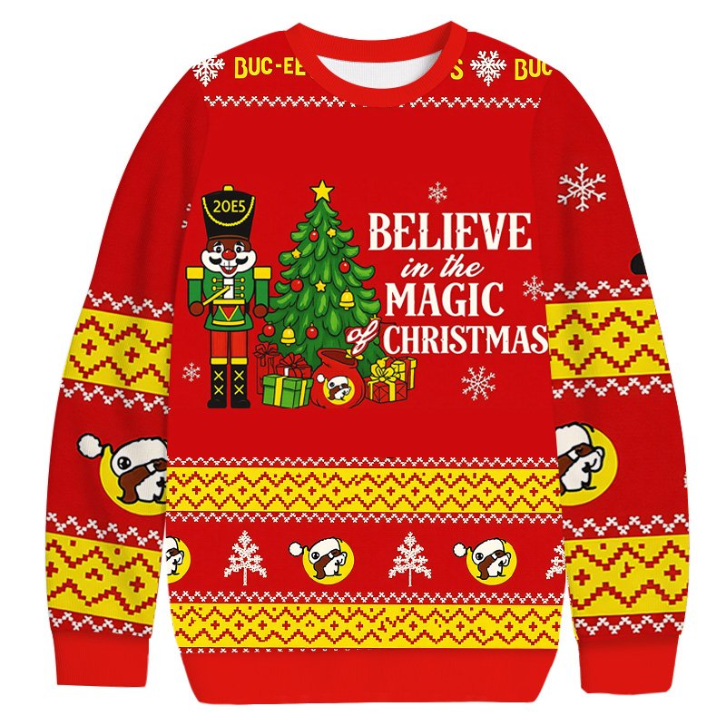 Believe In The Magic Christmas Ugly Sweater Funny Xmas Apparel Gifts For Friends