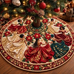 Melanin Queens Quilted Tree Skirt