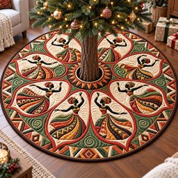 Melanin Queens Quilted Tree Skirt