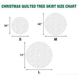 Festive Train Quilted Tree Skirt GFTOHD11616