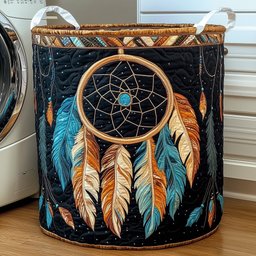 Dreamcatcher Quilted Laundry Basket Valentine�s Day Merch Gift