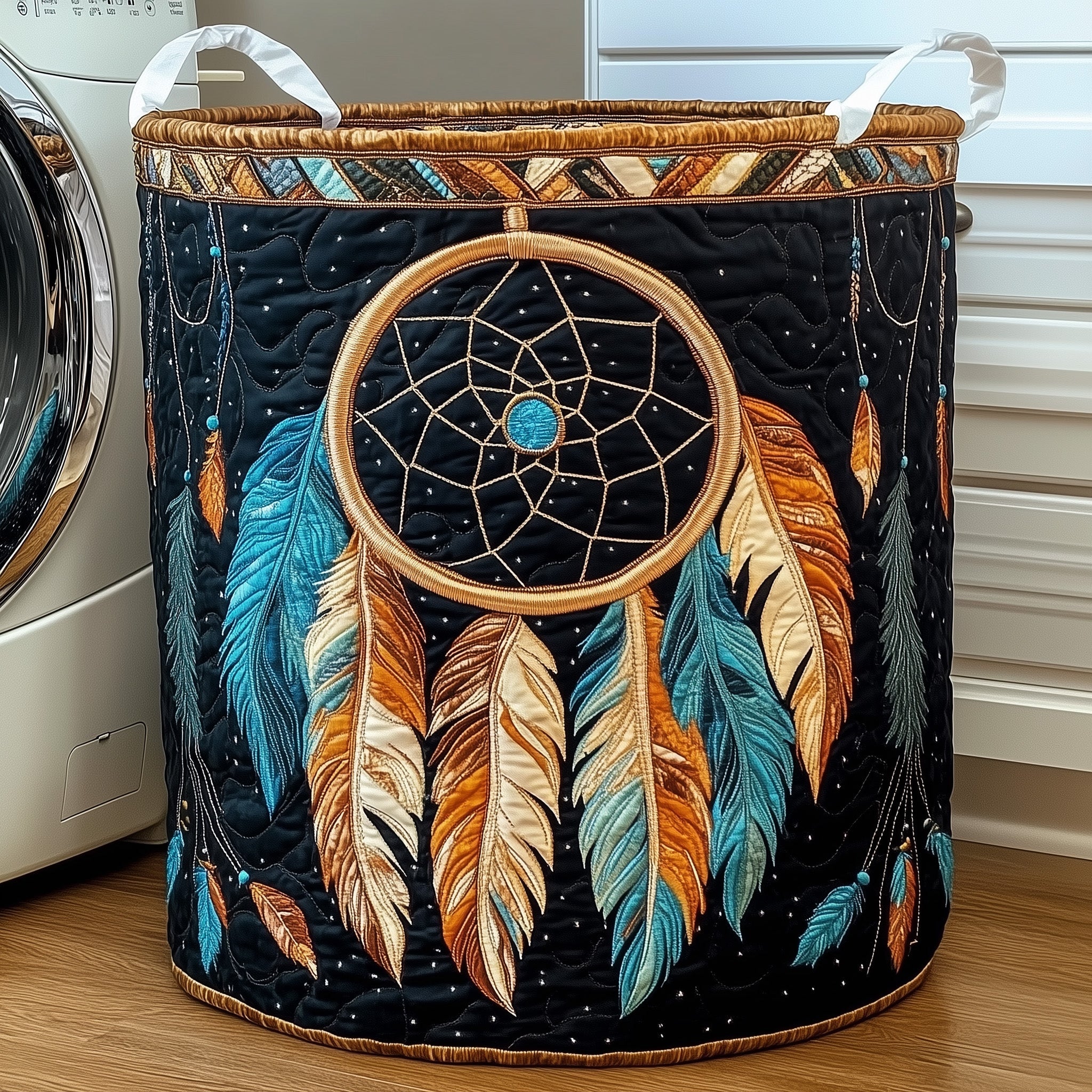 Dreamcatcher Quilted Laundry Basket Valentine�s Day Merch Gift
