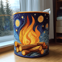Ember Light Quilted Laundry Basket Mother�s Day Merch Gift