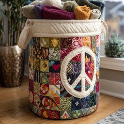 Soulful Stitch Quilted Laundry Basket Top Choice For Housewarming