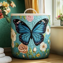 Sky Dancer Quilted Laundry Basket Merch For Dad