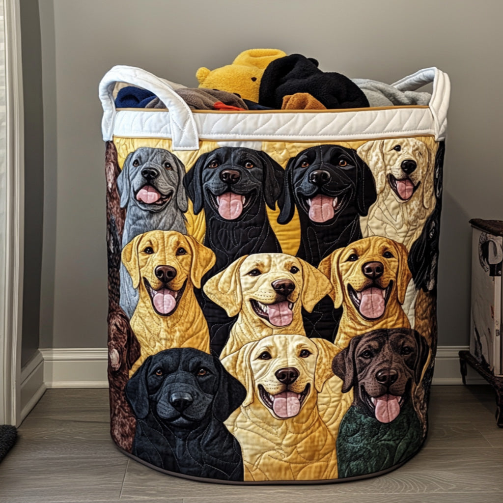 Happy Pack Quilted Laundry Basket Great Stocking Stuffer