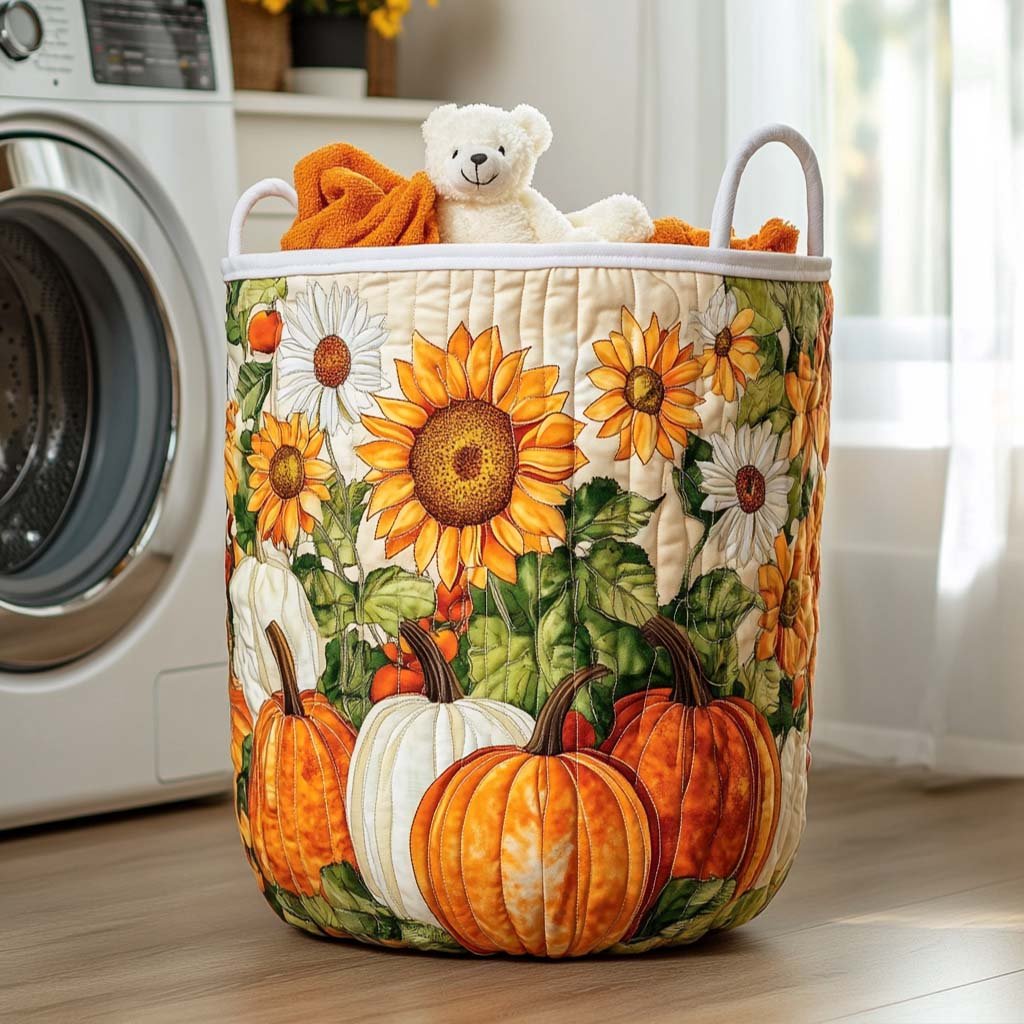 Spice Dreams Quilted Laundry Basket Gift To Brighten Their Day