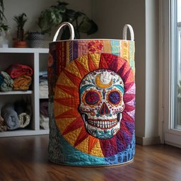 Painted Spirits Quilted Laundry Basket Spring Merch Pick