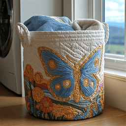 Sky Dancer Quilted Laundry Basket Thanksgiving Merch Gift
