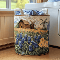 Garden Light Quilted Laundry Basket Merch For Couples