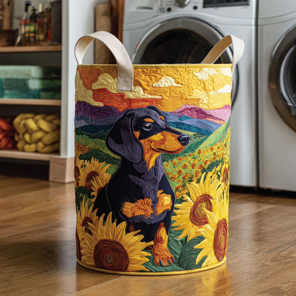 Sunny Paws Quilted Laundry Basket Perfect Gift For Your House
