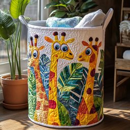 Peekaneck Quilted Laundry Basket Merch For Him