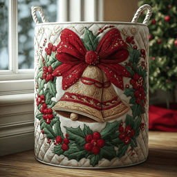 Golden Bell Quilted Laundry Basket Great Idea For New Home