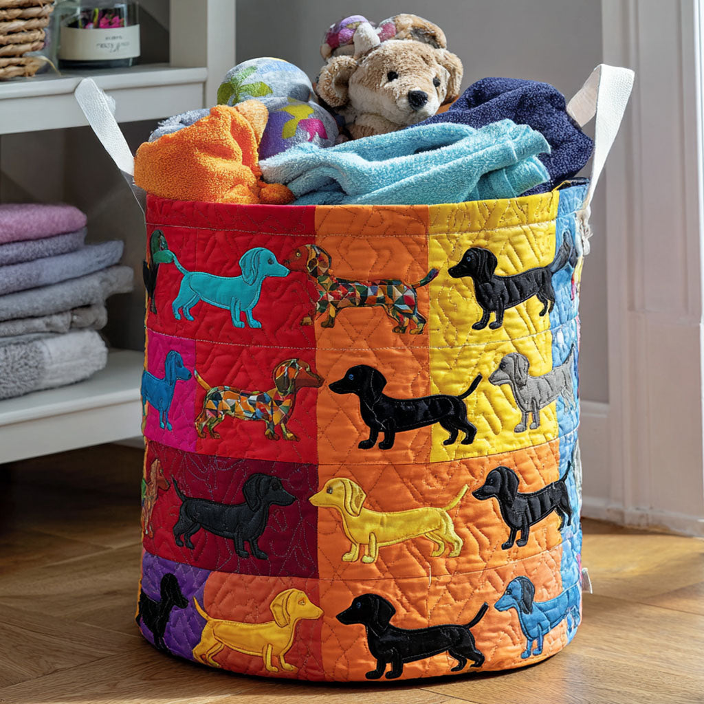 Little Paws Delight Quilted Laundry Basket Great Stocking Stuffer