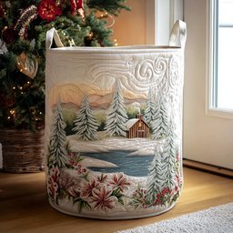 Winterland Quilted Laundry Basket Must-Have Laundry Essential