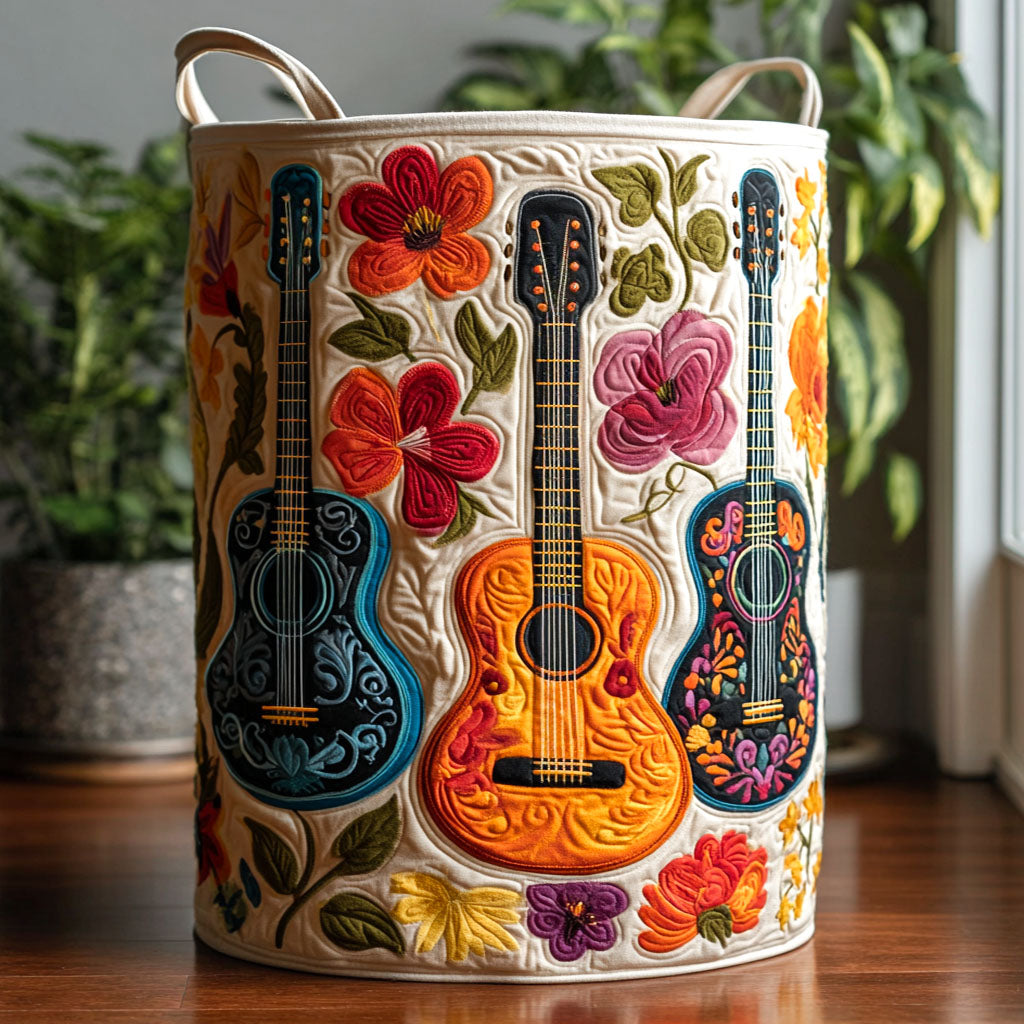Strings Of Memory Quilted Laundry Basket Valentine�s Day Merch Gift